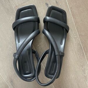 Vince Black Strappy Sandals